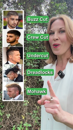 JForrest English on Instagram: "Men's Hairstyles Vocabulary 👱‍♂️"