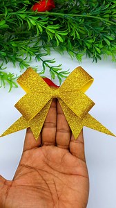 5.6K views · 81 reactions | Wonderful Christmas Bow Making Easy Tutorial at Home #Christmas #bows #handmade | Craftsome | Facebook