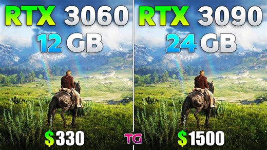 RTX 3060 vs RTX 3090 - Test in 4K