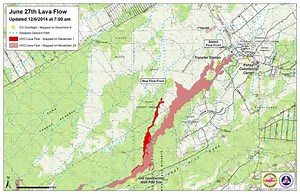June 27 Lava Flow Update – 12/6/14 | Big Island Now