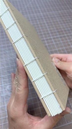 Sketchbook making 🐶📖🌿 #bookbinding #handmade #art #dog #bookmaking