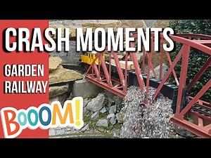 Garden Railway Crash Moments, Entgleisung auf der Gartenbahn 1