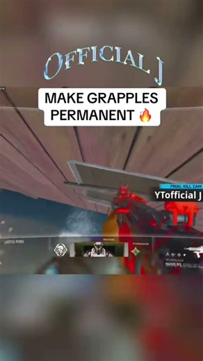 MAKE GRAPPLE HOOKS PERMANENT IN WARZONE 🔥#warzone #viralshort #cod #callotduty
