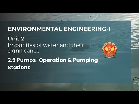 2.9 Pumps - Operation & Pumping Stations | CE602 |
