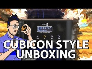 Unboxing the Cubicon Style 3D Printer and Getting the First Print
