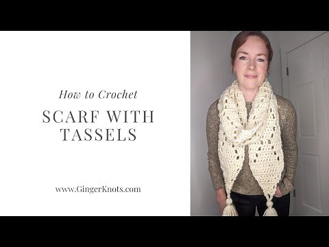 How to Crochet a Scarf with Tassels: For Beginners