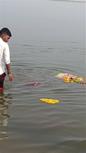 saraswati Puja visarjan 😭😭 | jai maa saraswati #shortvideo #saraswatipuja #teachbynitish