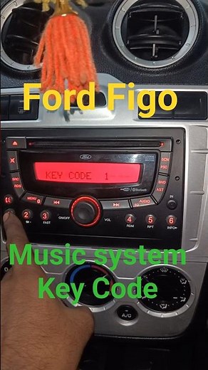 Ford Figo music system code filling #Ford Figo music system Key code #