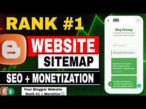Rank #1 on Google with Blogger Sitemap | SEO & Monetization Tips