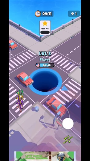 Hole io gameplay walkthrough part 2 #holeio