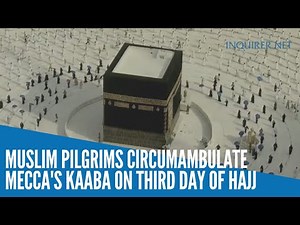 Muslim pilgrims circumambulate Mecca's Kaaba on third day of hajj