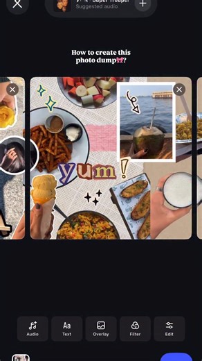 Kritika Kaushik on Instagram: "here’s how to create this⭐️ app used @canva 🫧 steps: 🎀Create a custom Canva design (e.g. 5400×1350 px for 5 slides) 🎀Go to Settings > Add Guides – set 5 columns, 0 gap 🎀Upload your pics & arrange them freely 🎀Add fun elements – ripped paper, frames, doodles, text 🎀Download your final scrapbook 🎀Use an image splitter (like PineTools) to split into 5 parts 🎀Done – your seamless digital scrapbook is ready! Follow @creatikaaaa ⭐️ . . ( scrapbooking, scrapbook, 