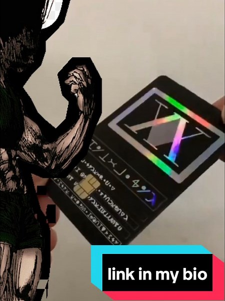 Hunter x Hunter Anime Stickers and Beep ATM Cards