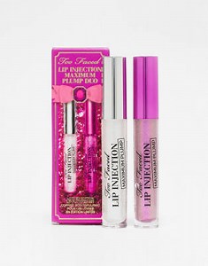 Too Faced Lip Injection Maximum Plump Lip Gloss Duo (save 50%) | ASOS