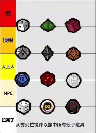 从夯到拉锐评以撒骰子道具(上) #从夯到拉 #以撒的结合 #锐评 #骰子