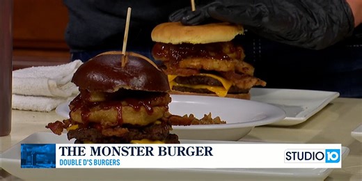 The Monster Burger w/ Double D’s Burger