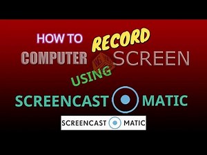 Free Computer Screen Recorder Using Screencast-O-Matic | Tagalog