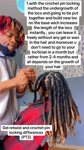 Mastering Gel Retwist and Crochet Pin Locking for Dreads