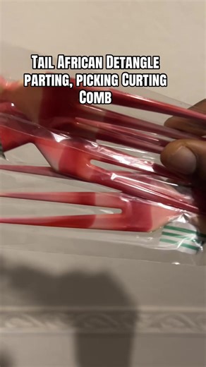 Key Features 📝 Tail Design: Facilitates easy parting and picking. Single Piece: Comes as a single comb. Versatile Use: Suitable for detangling, picking, and cutting. Ideal for African Hair: Specifically designed for African hair care. #nigeriansinuk🇳🇬🇬🇧 #TikTokShop #comb #hair #kids