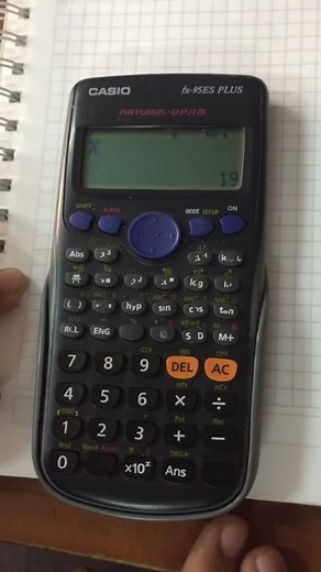 Como poner valor a la variable en la calculadora científica