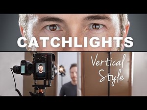 How to Shoot CATCHLIGHTS in Portraits - HOLLYWOOD STYLE! (2 Minute Lighting Tutorial)