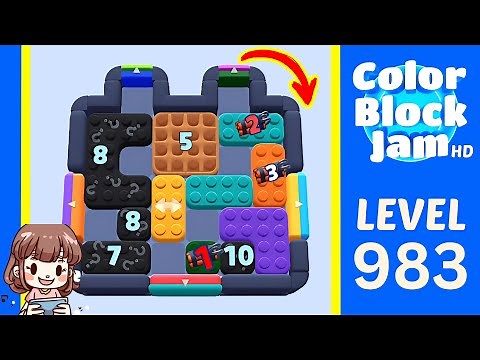Color Block Jam Level 983 Solution Walkthrough