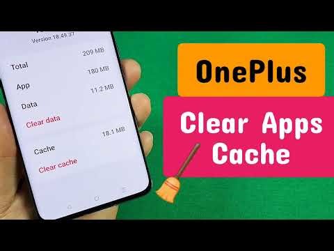 how to clear apps cache for oneplus phone