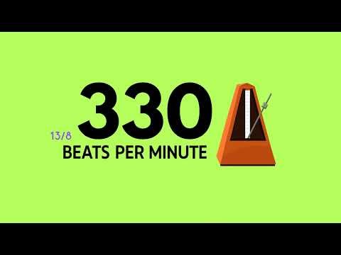 330 BPM 13/8 Metronome