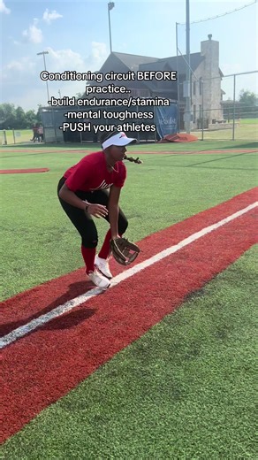 High of 98 degrees today. The girls got to work. #softball #softballtiktoks #softballdrills #softballcheck #softballcoach #conditioning #drills