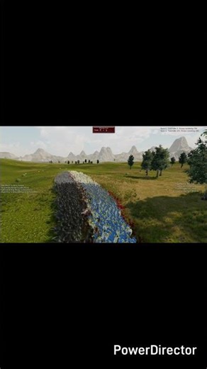 Who wins? 1000 King Julien versus 1000 Musclebob, #uebs2 #gamingshorts #gamingclip #battlesimulator