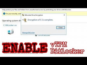 How to enable vTPM and BitLocker on Windows Server 2016 running on HyperV