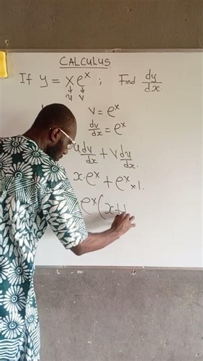 Solving The Derivative of Algebraic and Exponential function #functions #maths