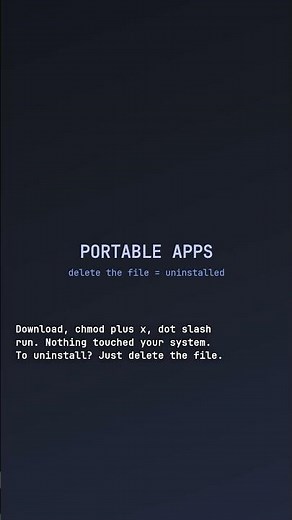 No Install, Just Run