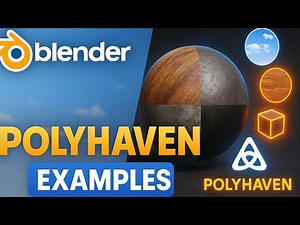 Blender Polyhaven Tutorial | Practical Examples of Use for Beginners