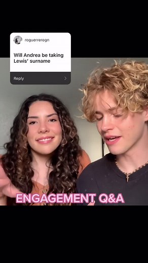 Do u guys agree w Andrea? We answered all ur questions on our latest q&a - link in bio ❤️ #engagement #viral #proposal #4u