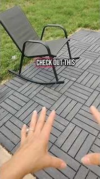 DIY EZ install of Interlocking Deck Tiles! #backyarddiy link in Description
