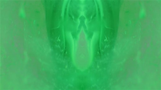 Underwater fluorescent green paint texture - Free Stock Video