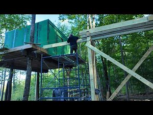 Building a 31-Foot Bridge to Our Off-Grid Treehouse!