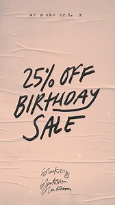 BIRTHDAY SALE IS LIVE 🎉 – 25% off STOREWIDE for a limited time – Celebrating 17 years of Blacklist Studio. | Blacklist Store