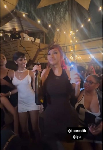Cardi B and Tyla Shine at Super Bowl After Party