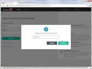 Usernames and the Dashboard in Accounts Hosted