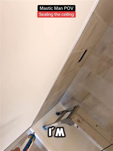 @mr_mastic_ on Instagram: "Sealing the ceiling with a shower in my face #caulkinglikeapro #sealantapplication #masticman #windows #kitchens#plumbers #cambridge #sealantapplication #sealants #tilers #carpenters #bricklayers #satisfying #siliconesealant #caulking #caulk #pov #caulkingprofessionals"
