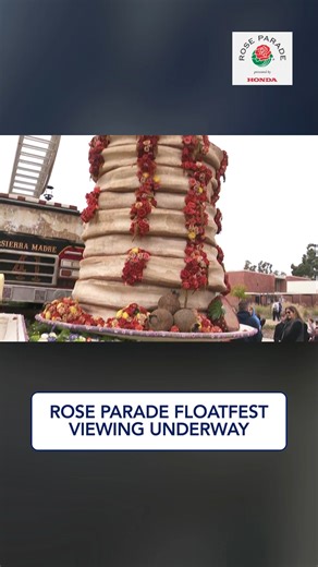 Rose Parade fans still have time to visit Floatfest for an up-close look at this year’s floats if they’re near Pasadena on Friday or Saturday. More details here: https://ktla.com/news/local-news/floatfest-opens-in-pasadena-with-rare-up‑close-look-at-rose-parade-floats/ | KTLA 5 News