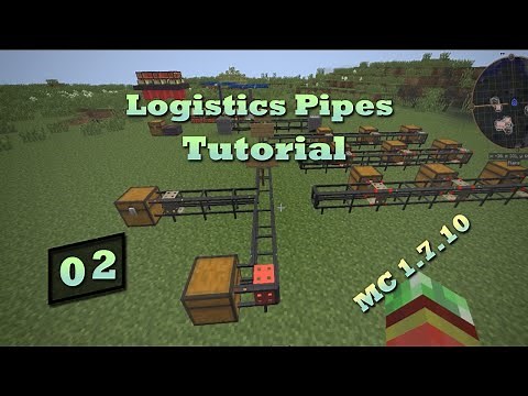 Logistics Pipes Tutorial - #2 - Item Sorting & Default Route