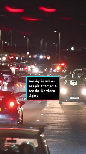 Northern Lights Viewing at Crosby Beach
