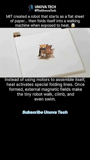 The Self-Folding Robot Is Real!