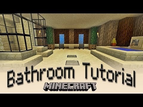 Minecraft: How To Make A Bathroom Tutorial