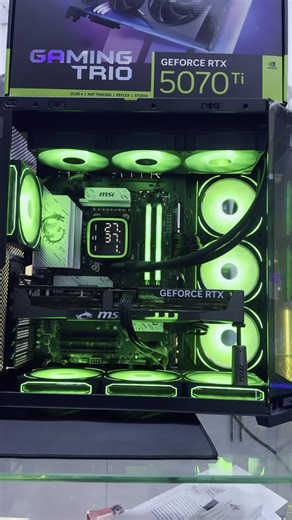 APL tech on Instagram‎: "My PC Configuration: CPU AMD RYZEN 7 9700X WATER COOLING DEEPCOOL LD360 BLACK MB MSI B850 GAMING PLUS WIFI ADATA XPG LANCER NEON RGB UDIMM 32GB Kit, DDR5-6400, CL32-39-39 GPU MSI GEFORCE RTX 5070 TI 16GB GAMING TRIO BLACK SSD NVME XPG GAMMIX S70 BLADE 1TB GEN4 7400 MB/S PSU MSI MAG A850 80+GOLD WHITE PCIE-5 CASE ARES D60 7 FAN ARGB BLACK 📞 للطلب او الاستفسار: 05 42809315 05 41555211 05 57467004 الموقع الالكتروني : https://apltech.dz 📍 العنوان: سطيف Ƕ