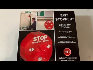STI-6400 Exit Stopper unboxing and brief demo