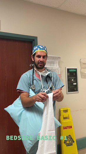 Bedside basic #1 The Pillow Puppet #nursing#nursingstudent #RN #nursingschool #crna #pillowcase